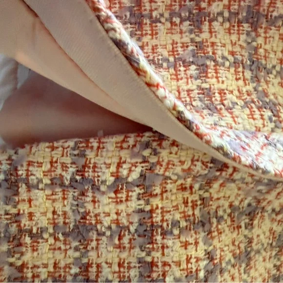 Ann Taylor Cropped Pink Tweed Jacket and Skirt Set - Picture 10 of 10